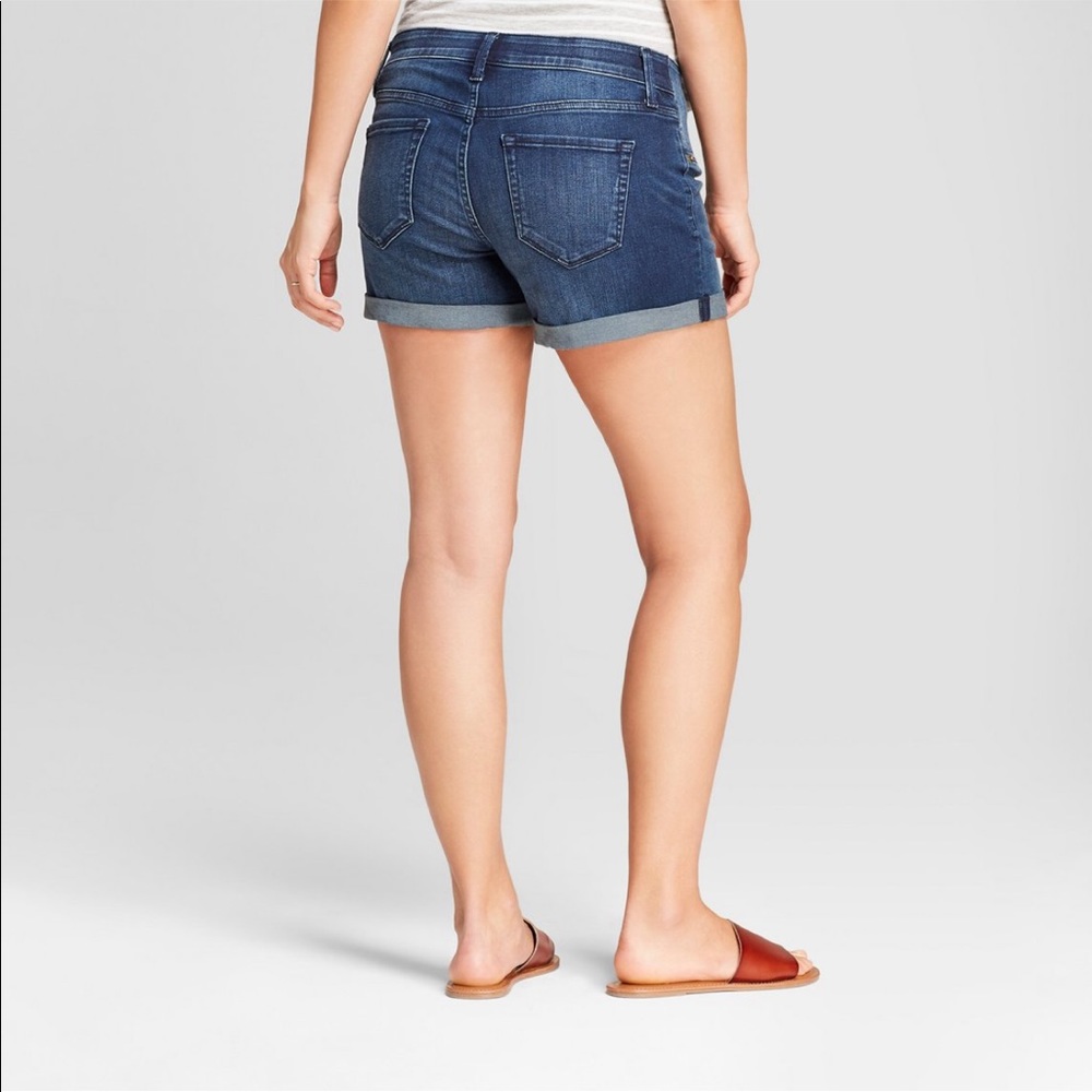Isabel Maternity Inset Panel Midi Short